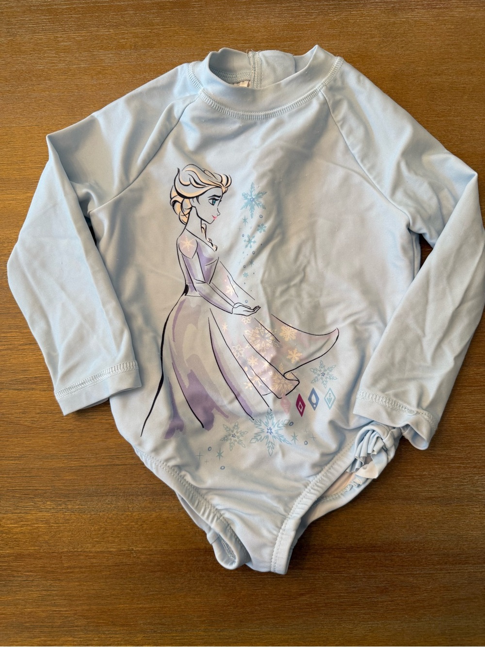 Hanna Anderson Elsa Frozen Rash Guard 18-24 months